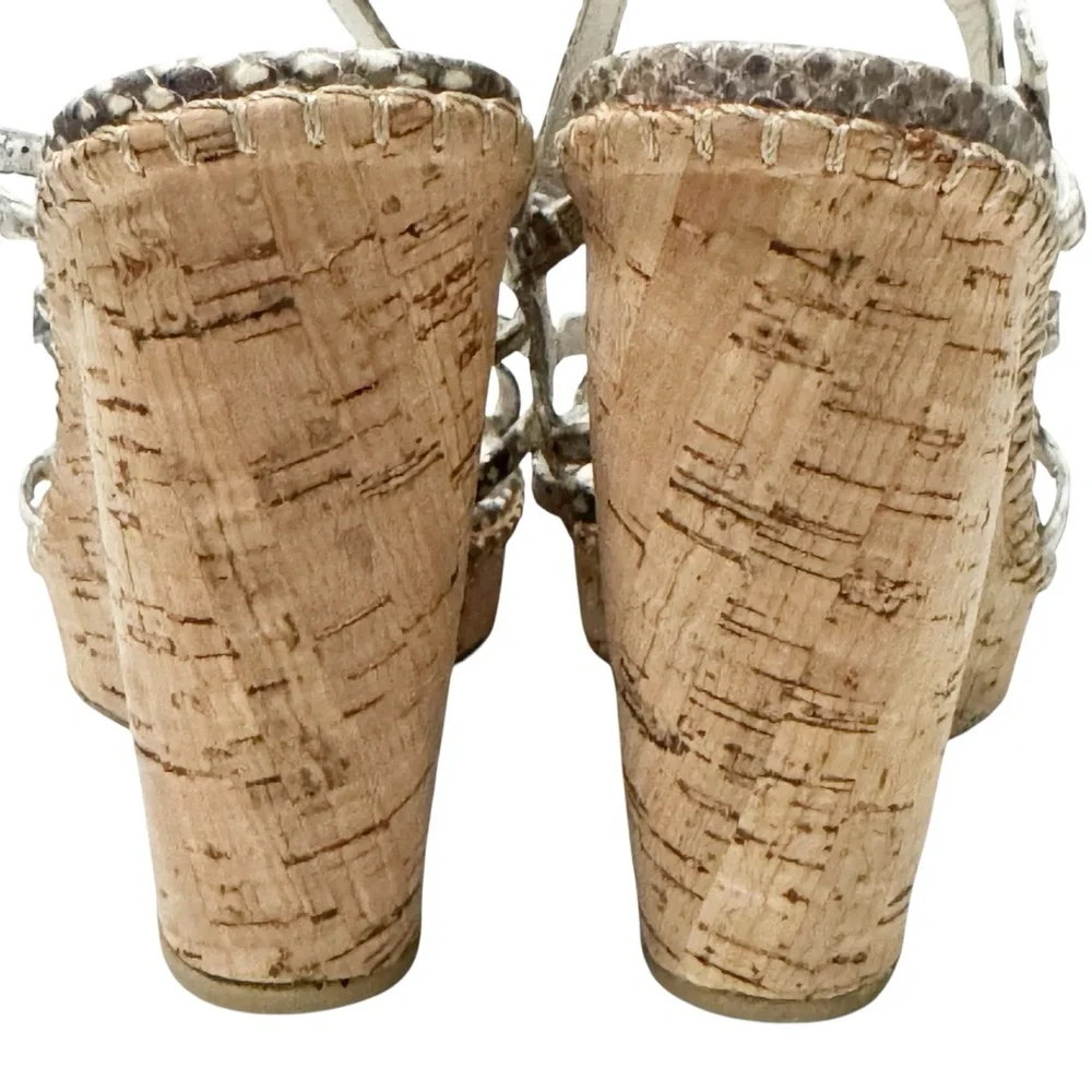 Stuart Weitzman Acrobat Roccia Serpent Wedge 8.5